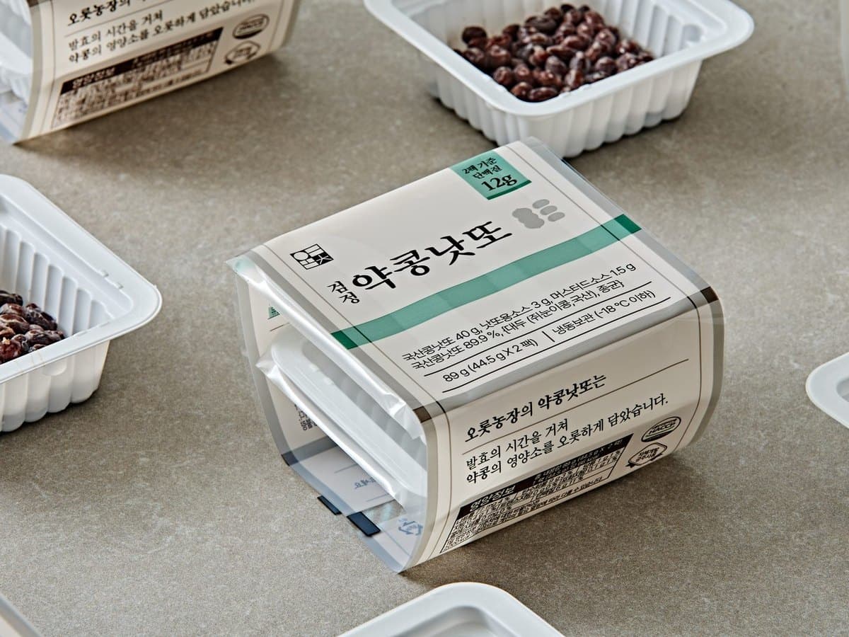 검정약콩낫또 패키지 촬영 컷